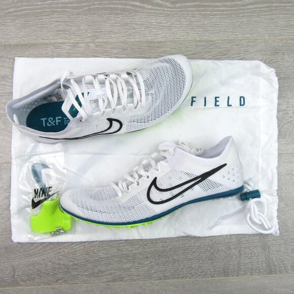 Nike Mamba 6 Distance Track & Field Spikes Men's Size 9.5 White NEW - Picture 2 of 13